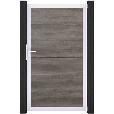 GroJa Steckzaun Tor BasicLine Universal-DIN EV1 Monument Oak GroJa Steckzaun Tor BasicLine Universal-DIN EV1 Monument Oak