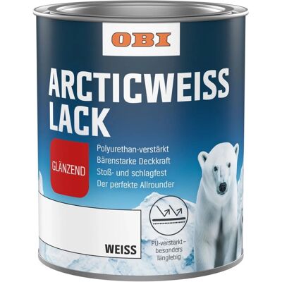 OBI Arctic Weißlack glänzend 750 ml OBI Arctic Weißlack glänzend 750 ml
