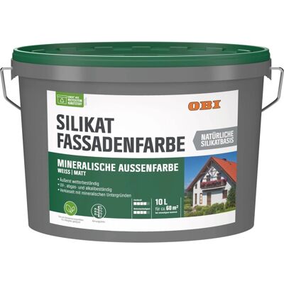 OBI Silikat Fassadenweiss matt 10 l OBI Silikat Fassadenweiss matt 10 l