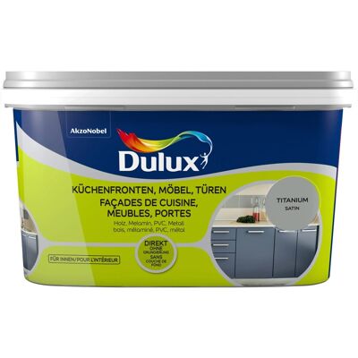 Dulux Fresh Up Lack für Küchen, Möbel und Türen Satin Titanium 2 l Dulux Fresh Up Lack für Küchen, Möbel und Türen Satin Titanium 2 l
