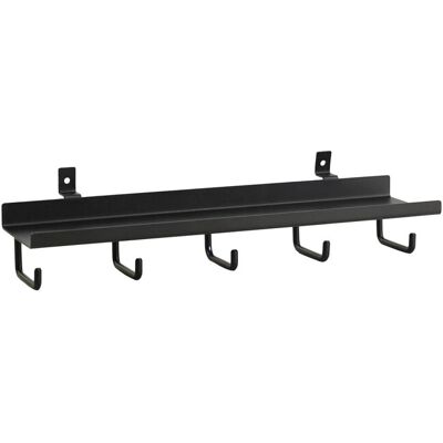 Denpanels Regal 5 Haken für Akustikpaneel inkl. Schrauben 30 cm x 7,2 cm Schwarz Denpanels Regal 5 Haken für Akustikpaneel inkl. Schrauben 30 cm x 7,2 cm Schwarz