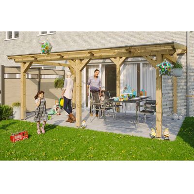 SKANHOLZ Siena Freistehendes Gartenpergola - Terrassendach SKANHOLZ Siena Freistehendes Gartenpergola - Terrassendach