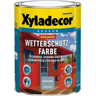 Xyladecor Wetterschutzfarbe Consolan Horizontblau Seidenglänzend 750 ml Xyladecor Wetterschutzfarbe Consolan Horizontblau Seidenglänzend 750 ml