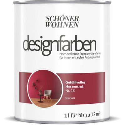 SCHÖNER WOHNEN Herzensrot Nr. 16 - Wandfarbe SCHÖNER WOHNEN Herzensrot Nr. 16 - Wandfarbe