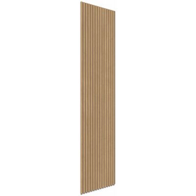 Denpanels Akustikpaneel Wandverkleidung Eiche Natur auf Akustikfilz Schwarz 240 cm FSC® Denpanels Akustikpaneel Wandverkleidung Eiche Natur auf Akustikfilz Schwarz 240 cm FSC®