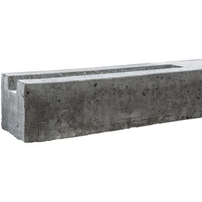 Beckers Betonzaun Betonzaun-Anfangspfosten einseitig 210 cm Beckers Betonzaun Betonzaun-Anfangspfosten einseitig 210 cm