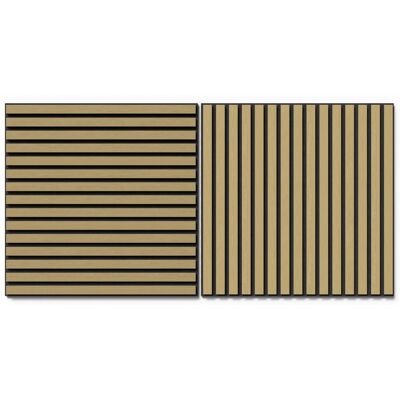 Denpanels Akustikpaneel Wandverkleidung Eiche MDF Schwarz Akustikfilz Schwarz 60 cm 2 St. Denpanels Akustikpaneel Wandverkleidung Eiche MDF Schwarz Akustikfilz Schwarz 60 cm 2 St.