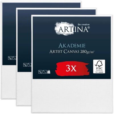 Artina Akademie Keilrahmen 50x60cm FSC 3tlg Artina Akademie Keilrahmen 50x60cm FSC 3tlg