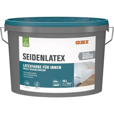 OBI Seidenlatex Weiß seidenglänzend 10 l OBI Seidenlatex Weiß seidenglänzend 10 l