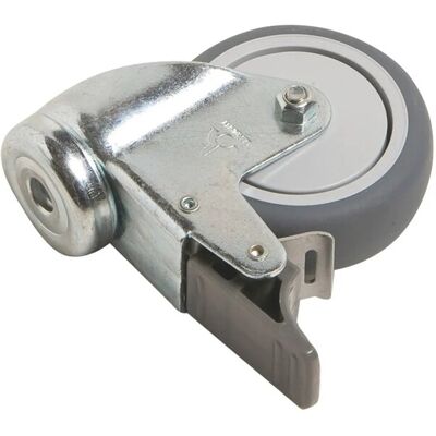 OBI App.-Lenkrolle mit Rückenloch, Feststeller und Kugellager Ø 75 mm 50 kg OBI App.-Lenkrolle mit Rückenloch, Feststeller und Kugellager Ø 75 mm 50 kg