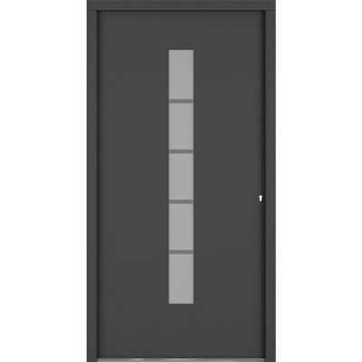 Roro Haustür OAE 1202 Aluverbund Weiß-Anthrazit 110 cm x 210 cm DIN R Roro Haustür OAE 1202 Aluverbund Weiß-Anthrazit 110 cm x 210 cm DIN R