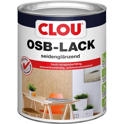 Clou OSB-Lack Transparent seidenglänzend 750 ml Clou OSB-Lack Transparent seidenglänzend 750 ml