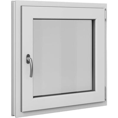 Roro Fenster Basic Kunststoff-Profil Weiß 75 cm x 75 cm DIN R Roro Fenster Basic Kunststoff-Profil Weiß 75 cm x 75 cm DIN R