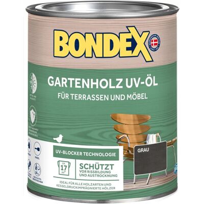 Bondex Gartenholzöl - UV-Schutz für helle Hölzer - 0,75L Bondex Gartenholzöl - UV-Schutz für helle Hölzer - 0,75L