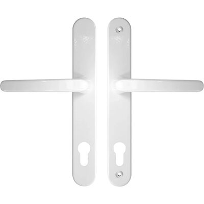 Roro Langschild-Drückergarnitur Drücker/Drücker Typ C Alu Weiß 92 mm Roro Langschild-Drückergarnitur Drücker/Drücker Typ C Alu Weiß 92 mm