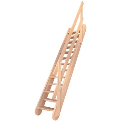 StarWood Treppen StarWood Treppe Samos Buche Holzgeländer Verjüngte Stufen FSC® StarWood Treppen StarWood Treppe Samos Buche Holzgeländer Verjüngte Stufen FSC®