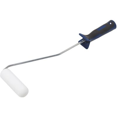 LUXTOOLS LUX-TOOLS Schaum-Roller Konvex 2K-Softgriff Schwarz-Blau XL-Bügel 10 cm LUXTOOLS LUX-TOOLS Schaum-Roller Konvex 2K-Softgriff Schwarz-Blau XL-Bügel 10 cm