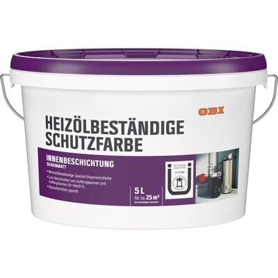 OBI Heizölbeständige Schutzfarbe Grau seidenglänzend 5 l OBI Heizölbeständige Schutzfarbe Grau seidenglänzend 5 l