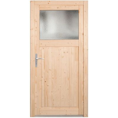 Panto Holz-Nebeneingangstür NET 504 Natur 88 cm x 198 cm DIN L Panto Holz-Nebeneingangstür NET 504 Natur 88 cm x 198 cm DIN L