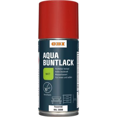 OBI Buntlack Spray RAL 3000 Feuerrot matt wv 150 ml OBI Buntlack Spray RAL 3000 Feuerrot matt wv 150 ml