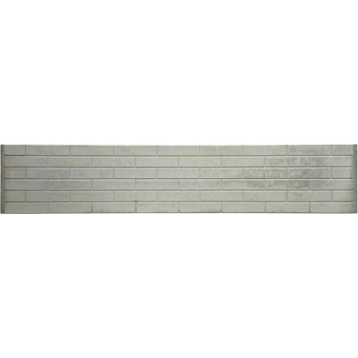 Beckers Betonzaun Betonzaun-Platte Steinglatt 200 cm x 38,5 cm x 3 cm Beckers Betonzaun Betonzaun-Platte Steinglatt 200 cm x 38,5 cm x 3 cm