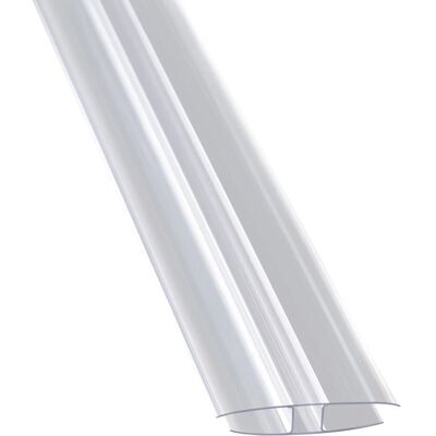 Gutta H-Klemm-Mittelprofil Transparent 10 mm x 2,00 m Gutta H-Klemm-Mittelprofil Transparent 10 mm x 2,00 m