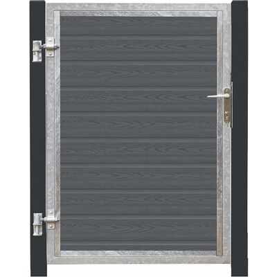 Plus Holz Einzeltor Artura WPC Schiefergrau DIN L 115 cm x 135 cm Plus Holz Einzeltor Artura WPC Schiefergrau DIN L 115 cm x 135 cm