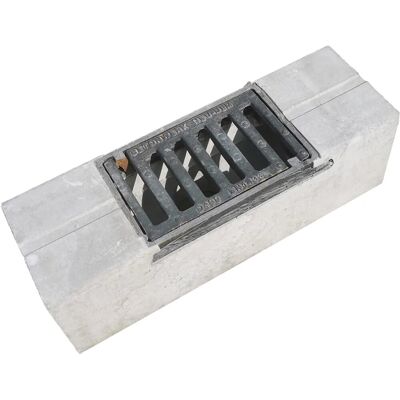Diephaus Schlitzrinne Entwässerungsschacht Grau 50 x 16 x 16 cm Diephaus Schlitzrinne Entwässerungsschacht Grau 50 x 16 x 16 cm