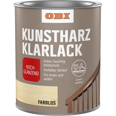 OBI Kunstharz Klarlack Farblos hochglänzend 2 l OBI Kunstharz Klarlack Farblos hochglänzend 2 l