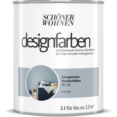 Schöner Wohnen Designfarben Entspanntes Nordischblau 1 l Schöner Wohnen Designfarben Entspanntes Nordischblau 1 l