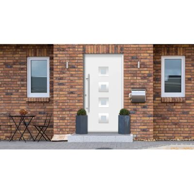 Splendoor Thermospace Sicherheits-Haustür ThermoSpace Prime Wien RC2 Komfort Weiß 100 x 210 cm L Splendoor Thermospace Sicherheits-Haustür ThermoSpace Prime Wien RC2 Komfort Weiß 100 x 210 cm L