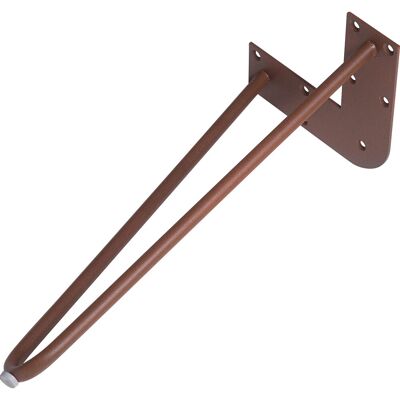 Dieda Bankgestell Hairpin Rostoptik 180 mm x 420 mm Dieda Bankgestell Hairpin Rostoptik 180 mm x 420 mm