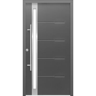Splendoor Thermospace Haustür Thermospace Neapel Prime 100 cm x 210 cm Anthrazit Anschlag L Splendoor Thermospace Haustür Thermospace Neapel Prime 100 cm x 210 cm Anthrazit Anschlag L