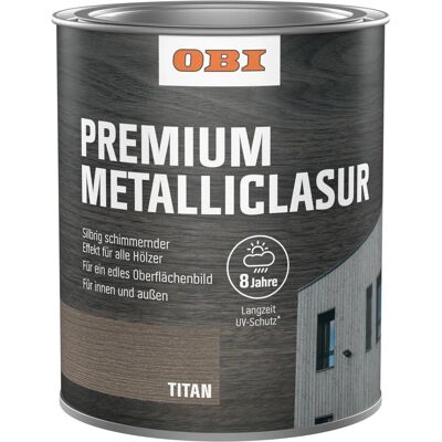 OBI Metallic Lasur Premium Titan 2,5 l OBI Metallic Lasur Premium Titan 2,5 l