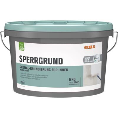 OBI Sperrgrund Weiß matt 5 kg OBI Sperrgrund Weiß matt 5 kg