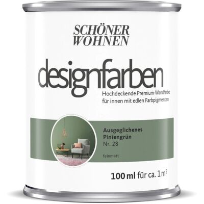 Schöner Wohnen Designfarben Ausgeglichenes Piniengrün 100 ml Schöner Wohnen Designfarben Ausgeglichenes Piniengrün 100 ml