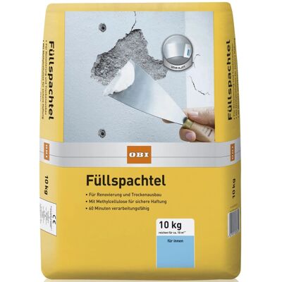 OBI Füllspachtel Weiß 10 kg OBI Füllspachtel Weiß 10 kg