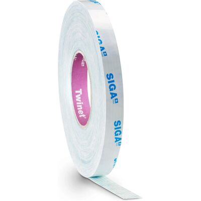 Siga Twinet Klebeband - Doppelhafter, 20mm x 50m, Weiß - Tape Siga Twinet Klebeband - Doppelhafter, 20mm x 50m, Weiß - Tape
