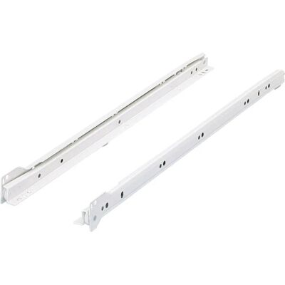 Hettich Rollschubführung Teilauszug Weiß 400 mm, 20kg Hettich Rollschubführung Teilauszug Weiß 400 mm, 20kg