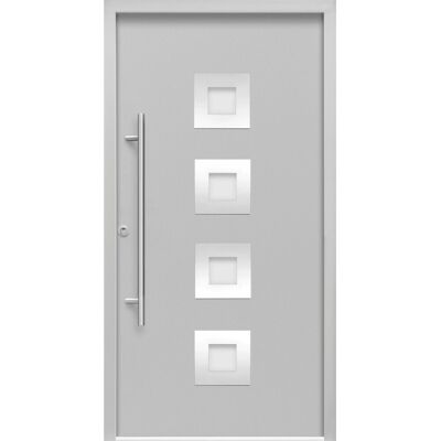 Splendoor Thermospace Sicherheits-Haustür ThermoSpace Prime Wien RC2 Komfort Grau 100 x 210 cm L Splendoor Thermospace Sicherheits-Haustür ThermoSpace Prime Wien RC2 Komfort Grau 100 x 210 cm L
