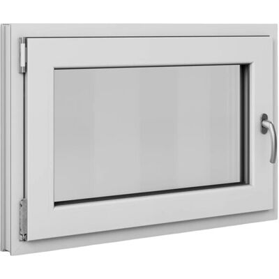 Roro Fenster Basic Kunststoff-Profil Weiß 90 cm x 60 cm DIN L Roro Fenster Basic Kunststoff-Profil Weiß 90 cm x 60 cm DIN L