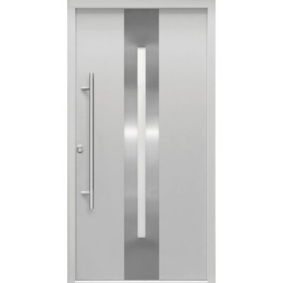Splendoor Thermospace Haustür Thermospace Dublin Prime 100 cm x 210 cm Grau Anschlag L Splendoor Thermospace Haustür Thermospace Dublin Prime 100 cm x 210 cm Grau Anschlag L