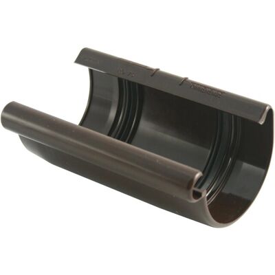 Marley Dachrinnen-Verbindungsschale RG 75 Braun Marley Dachrinnen-Verbindungsschale RG 75 Braun