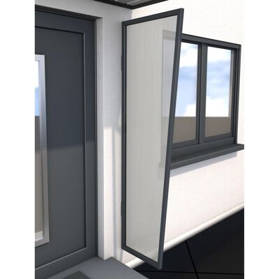 GUTTA B1 PC Klars Aluminium-Seitenteil - Vordächer GUTTA B1 PC Klars Aluminium-Seitenteil - Vordächer