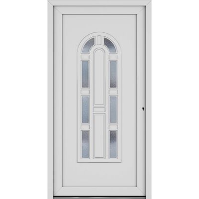 Roro Haustür OKE 1103 Kunststoff Weiß 110 cm x 210 cm DIN R Roro Haustür OKE 1103 Kunststoff Weiß 110 cm x 210 cm DIN R