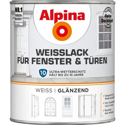 ALPINA Weißlack für Fenster und Türen - Lack ALPINA Weißlack für Fenster und Türen - Lack