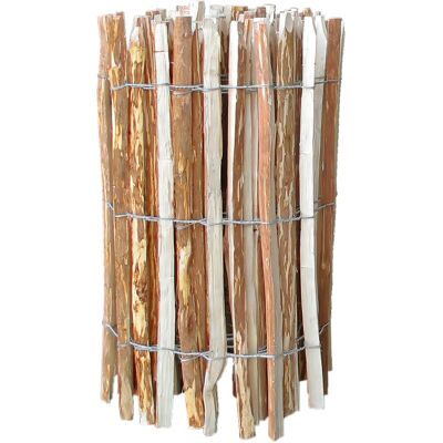 Floraworld Staketen-Gartenzaun Haselnuss Natur 500 cm x 90 cm Floraworld Staketen-Gartenzaun Haselnuss Natur 500 cm x 90 cm