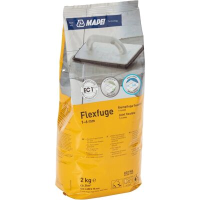 Mapei Flexfuge für 1 - 6 mm Fugenbreite Grau 2 kg Mapei Flexfuge für 1 - 6 mm Fugenbreite Grau 2 kg