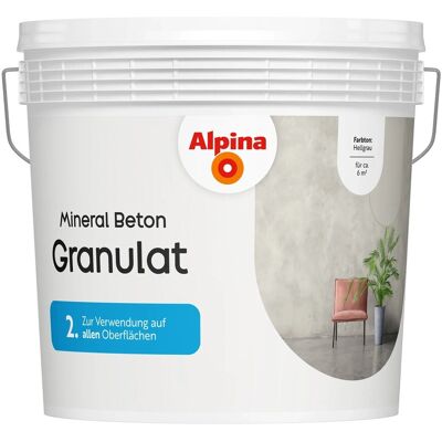 Alpina Granulat Mineral Beton Hellgrau 6 kg Alpina Granulat Mineral Beton Hellgrau 6 kg