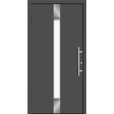 Splendoor Moderno Aluminium-Haustür Moderno M440/B 110 x 210 cm Anthrazit Metallic Anschlag Rechts Splendoor Moderno Aluminium-Haustür Moderno M440/B 110 x 210 cm Anthrazit Metallic Anschlag Rechts